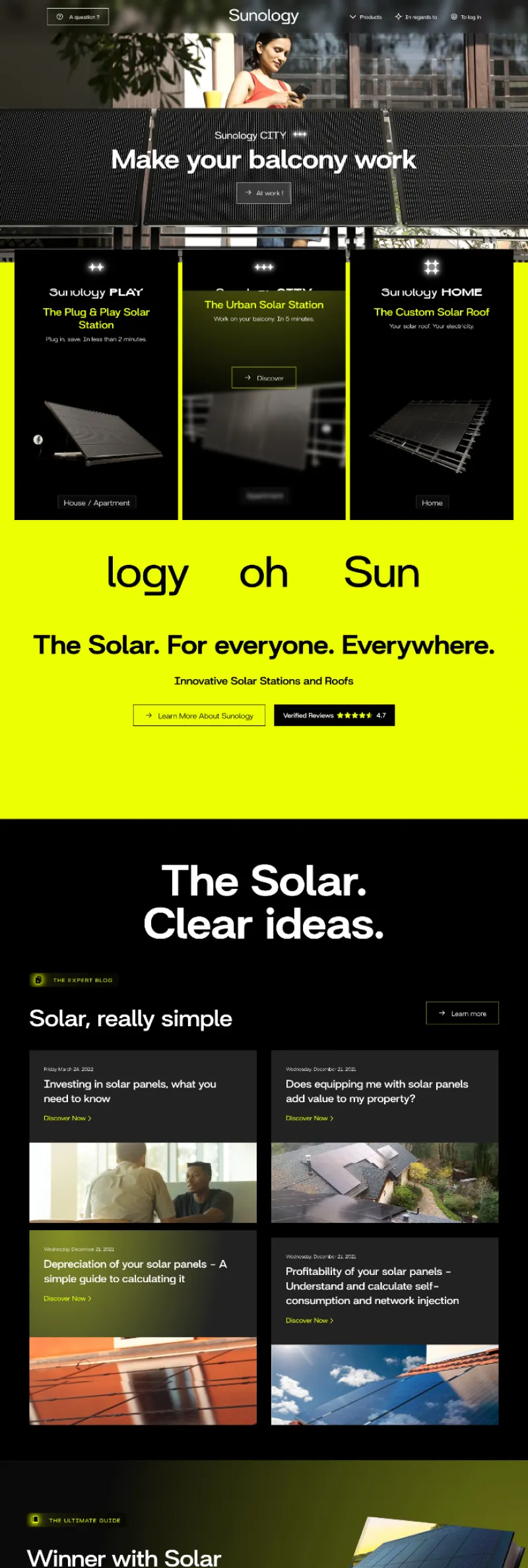 Sunology — Solar Energy E-Commerce
