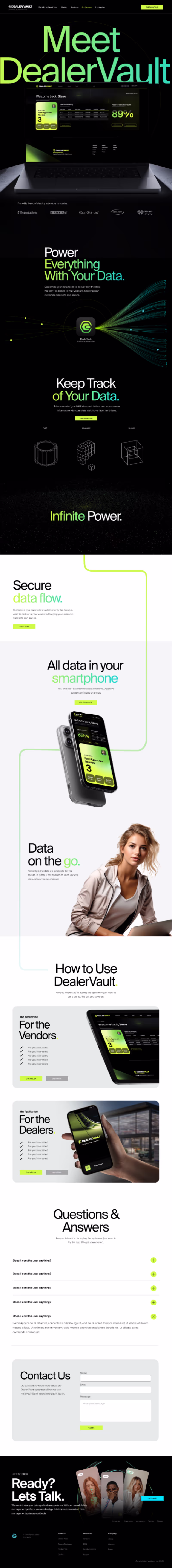 DealerVault — Automotive Data Management